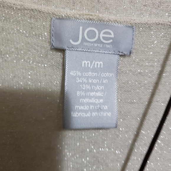 Linen cotton mix Joe fresh cardigan size Medium - Picture 2 of 6